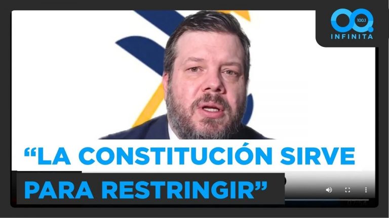 "Constitución sirve para restringir, no para habilitar a políticos a hacer lo que quieran": Johannes Kaiser