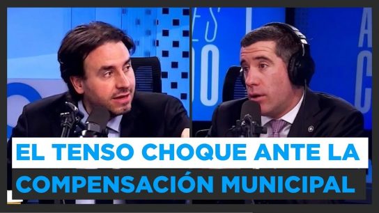 El tenso choque por compensaciones municipales:  Vlado Mirosevic y Benjamín Moreno en Segundo Piso