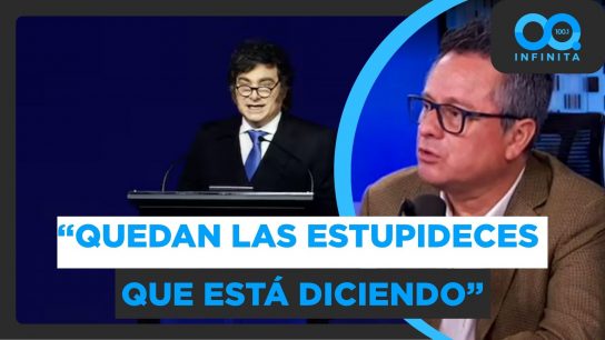 "Es una persona que no está bien mentalmente": Diputado Ortiz arremete contra Milei