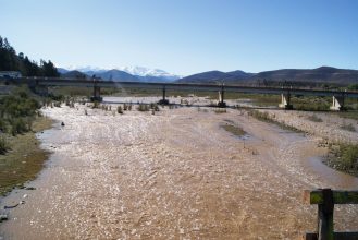 Un alivio para la Sequia en Chile: Volvió a correr agua en estero de Illapel