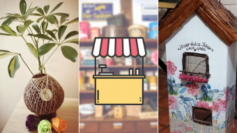 Kioskito Romántica: Manualidades, lentes y kokedamas en la vitrina de martes