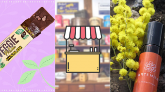 Kioskito Romántica: Snacks saludables, aromaterapia y decoración en la vitrina de viernes