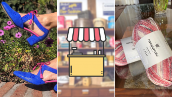 Kioskito Romántica: Zapatos, lanas y pasteles en la vitrina de mitad de semana