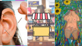 Kioskito Romántica: Arte, lencería y acupuntura en la vitrina de mitad de semana