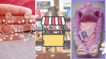 Kioskito Romántica: Productos con piel de oveja, accesorios y artículos para bebés en la vitrina de miércoles