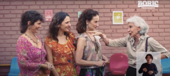 [VIDEO] La comentada aparición de Lita y las hermanas gitanas de "Romané" en la franja electoral