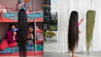 No se cortó el pelo durante toda la cuarentena: La especial promesa de una niña argentina