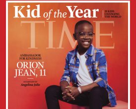 Comparte con el mundo su "carrera a la bondad": Orion Jean es el niño del año 2021 según Time