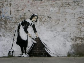 "El Arte de Banksy sin límites": la exposición no autorizada del artista anónimo fue inaugurado en el GAM