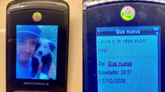 Un conmovedor recuerdo: Laura Cerati revela imágenes y mensajes de Gustavo Cerati en un celular antiguo