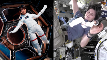 Para inspirar a las niñas a estudiar carreras STEM: La astronauta Samantha Cristoforetti viaja al espacio con su Barbie