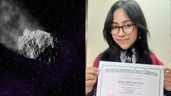 "Se me dificultaba, pero ¡lo logré!": NASA destaca a estudiante boliviana de 15 años por descubrir un nuevo asteroide