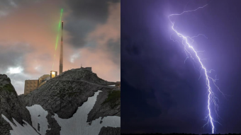 Para luchar contra tormentas eléctricas: Nueva tecnología con láser desvía por primera vez un trueno