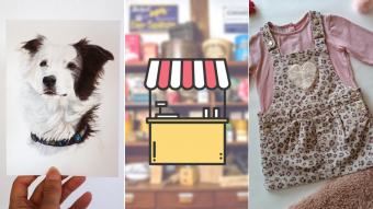 Kioskito Romántica: Retratos de mascotas, ropa infantil y más