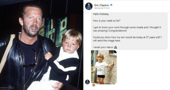 "¿Cómo se vería hoy a los 37 años?": Eric Clapton le pide a artista digital crear pieza actual de su hijo fallecido