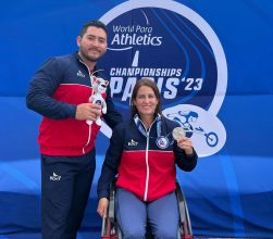 ¡Lo logró!: La deportista nacional Francisca Mardones consiguió una medalla plateada en el Mundial de Para Atletismo