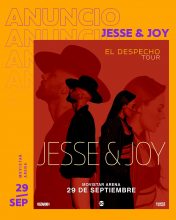 Jesse & Joy vuelven a Chile: Confirman show para septiembre en Movistar Arena